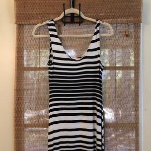 Striped maxi dress